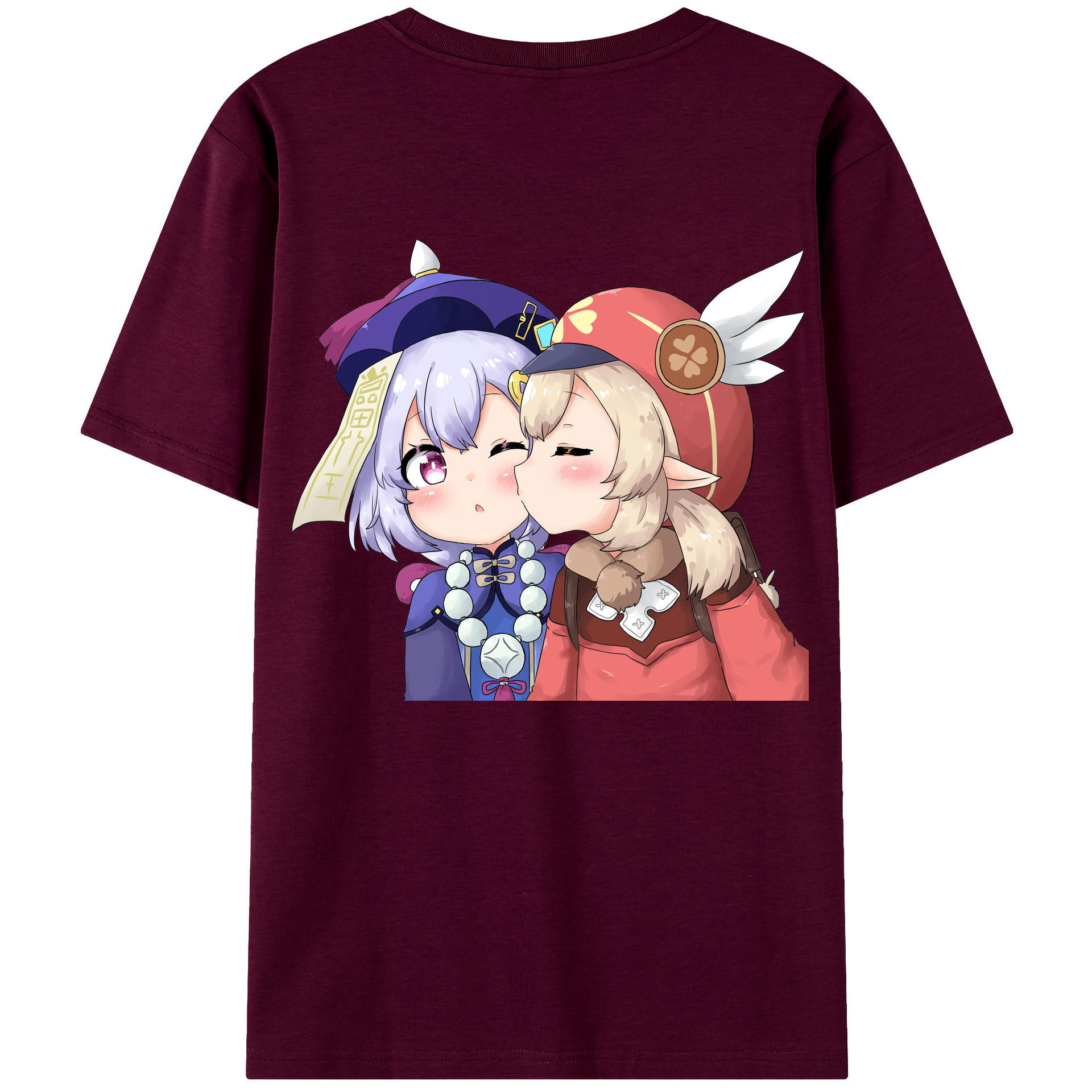 げんし神 七七 なな  genshin Nana レディース半袖Tシャツ(バックプリント)